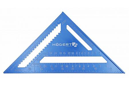 Tesařský hliníkový trojúhelník Högert, 300mm