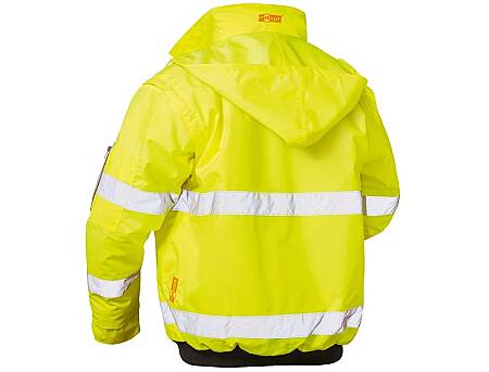 Zimní reflexní pilotka 2v1 ROLAND, žlutá