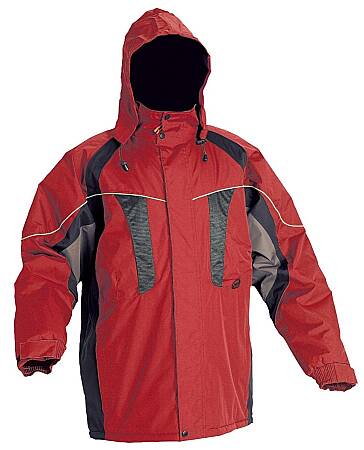 Zimní pracovní bunda NYALA, červená/černá