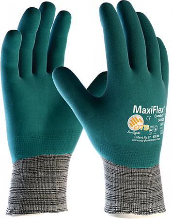 Rukavice ATG MaxiFlex Comfort, dlaň, do 100°C, celomáčené