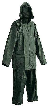 Dvoudílný oblek proti dešti CARINA, zelený