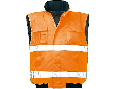 Zimní reflexní pilotka 2 v 1 TOM, oranžová