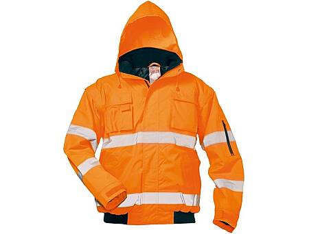 Zimní reflexní pilotka 2 v 1 TOM, oranžová