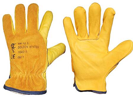 Zimní pracovní rukavice GOLDEN WINTER, velikost 11