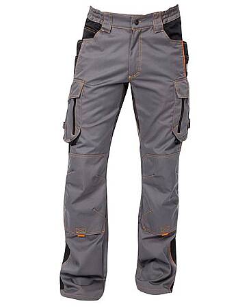 Montérkové pracovní pasové kalhoty Ardon VISION, šedé (prodloužené)