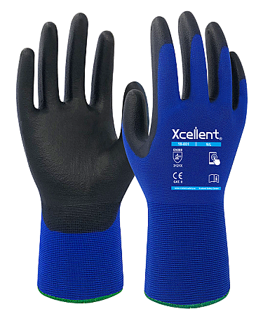 Povrstvené rukavice Xcellent Second Skin PU, dlaň
