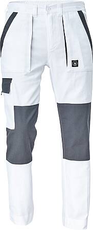 Montérkové pracovní kalhoty MAX NEO, bílá/šedá
