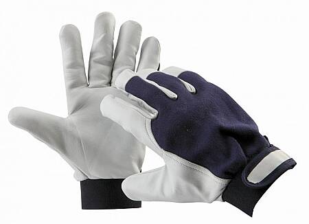 Montážní kombinované rukavice PELICAN BLUE