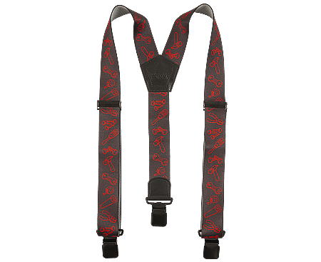 Nastavitelné univerzální kšandy BENNONKY TOOL BRACES, černo-oranžové