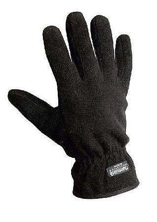 Zimní fleecové rukavice MYNAH, černé