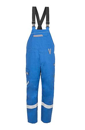 Nehořlavé antistatické pracovní kalhoty s laclem GOODPRO JAKUB, royal blue