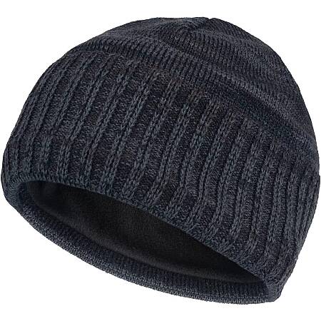 Pletená zimní čepice STIRLING STRETCH, černá