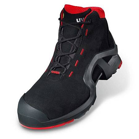 Bezpečnostní kotníková obuv Uvex 1 x-tended S3 SRC, šíře 12, červená