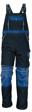 Pracovní montérkové kalhoty s laclem STANMORE, modré