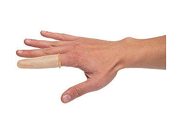 Technický prst tl. stěny 0,7 mm, transparentní (50ks)