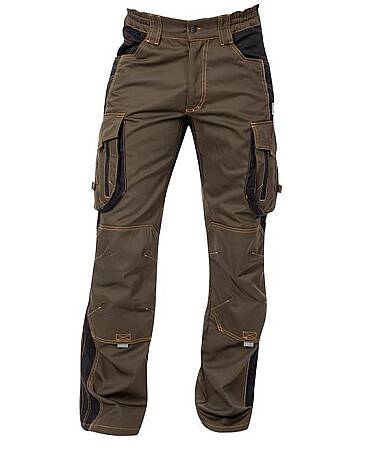 Montérkové pracovní pasové kalhoty Ardon VISION, zelené (prodloužené)