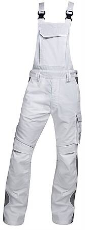 Montérkové kalhoty s laclem Ardon URBAN+, bílá