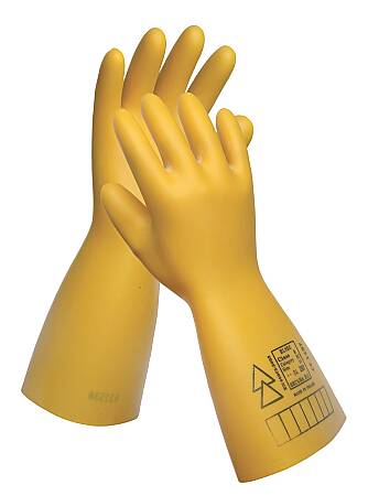 Dielektrické izolační rukavice, 0,5kV (500V)