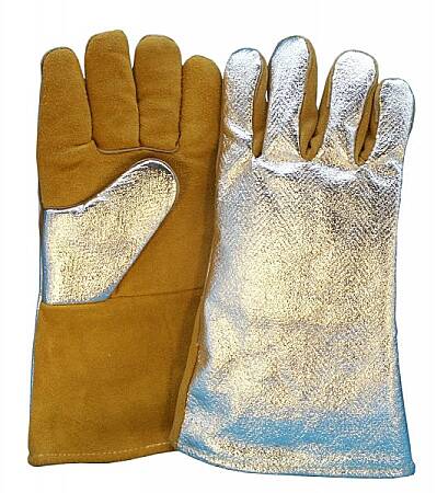 Teploodolné rukavice s AL povrstvením GoodPRO 5-WL02ALR, do 250°C (50cm)