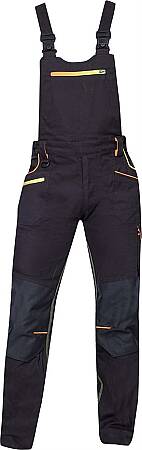 Montérkové kalhoty s laclem Ardon CREATRON, černá neon