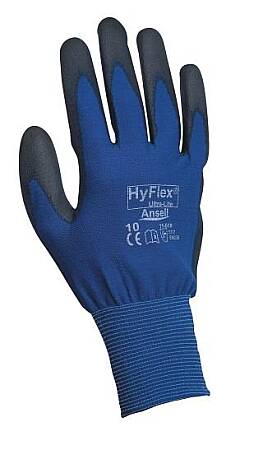Povrstvené rukavice Ansell HYFLEX Ultra-Lite, modré