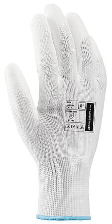 Pracovní povrstvené rukavice BUNTING Evolution/ BUCK, bílé