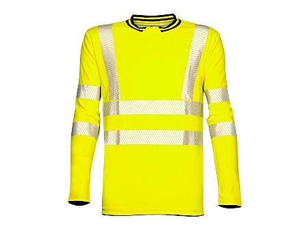 Reflexní triko s dlouhým rukávem Ardon SIGNAL, žlutá