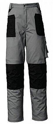 Pracovní montérkové kalhoty Issa STRETCH, šedá