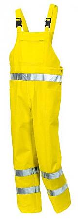 Výstražné laclové kalhoty Issa 8435, žluté