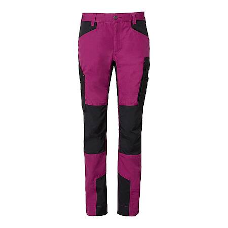 Dámské pracovní kalhoty CORA W, růžová-černá
