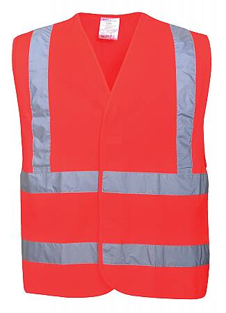 Reflexní vesta Portwest TWO Brand Brace, červená