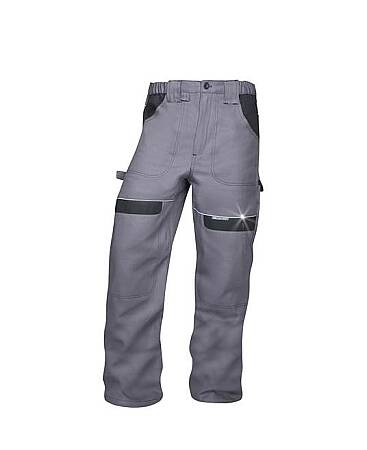 Montérkové pracovní pasové kalhoty COOL TREND, šedo/černé