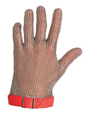 Kovové protiřezné rukavice pro řezníky Bátmetall, krátká