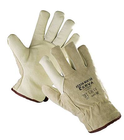Zimní kožené rukavice HERON Winter