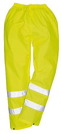 Reflexní nepromokavé kalhoty Portwest ESSENTIALS, žluté