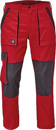 Montérkové pracovní kalhoty MAX NEO, červená/černá
