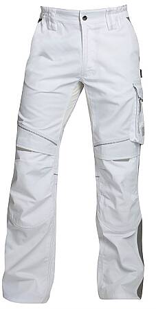 Montérkové kalhoty do pasu Ardon URBAN+, bílá
