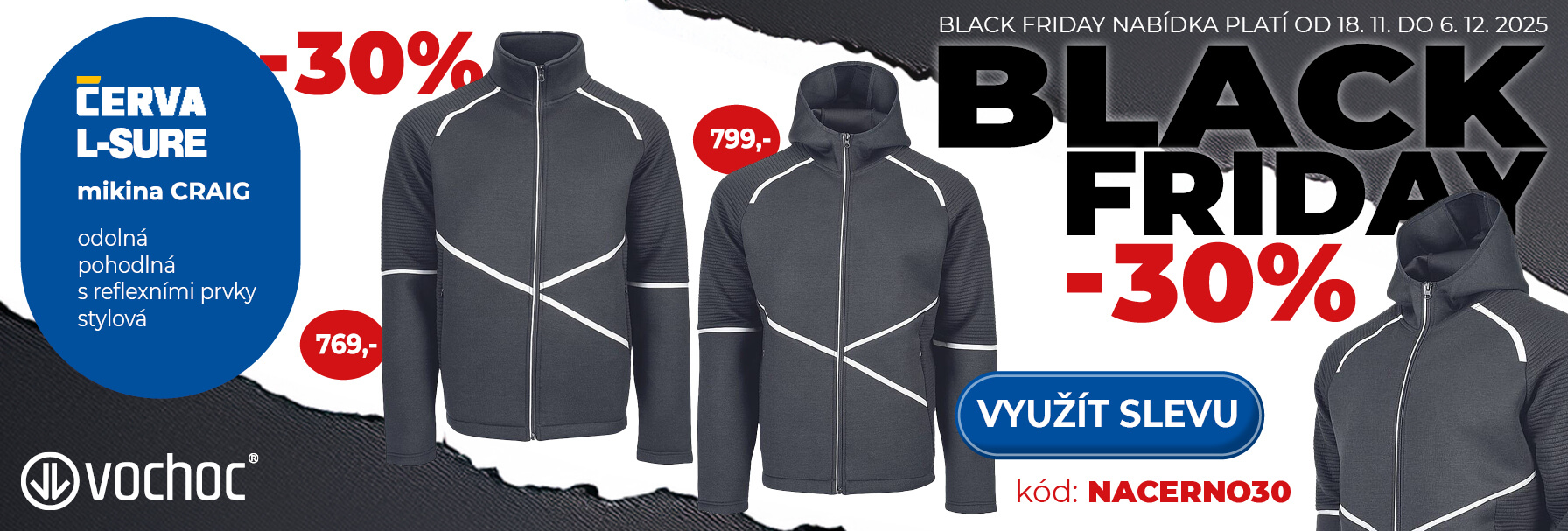 AKCE MIKINY -30% do 6. 12. 2025